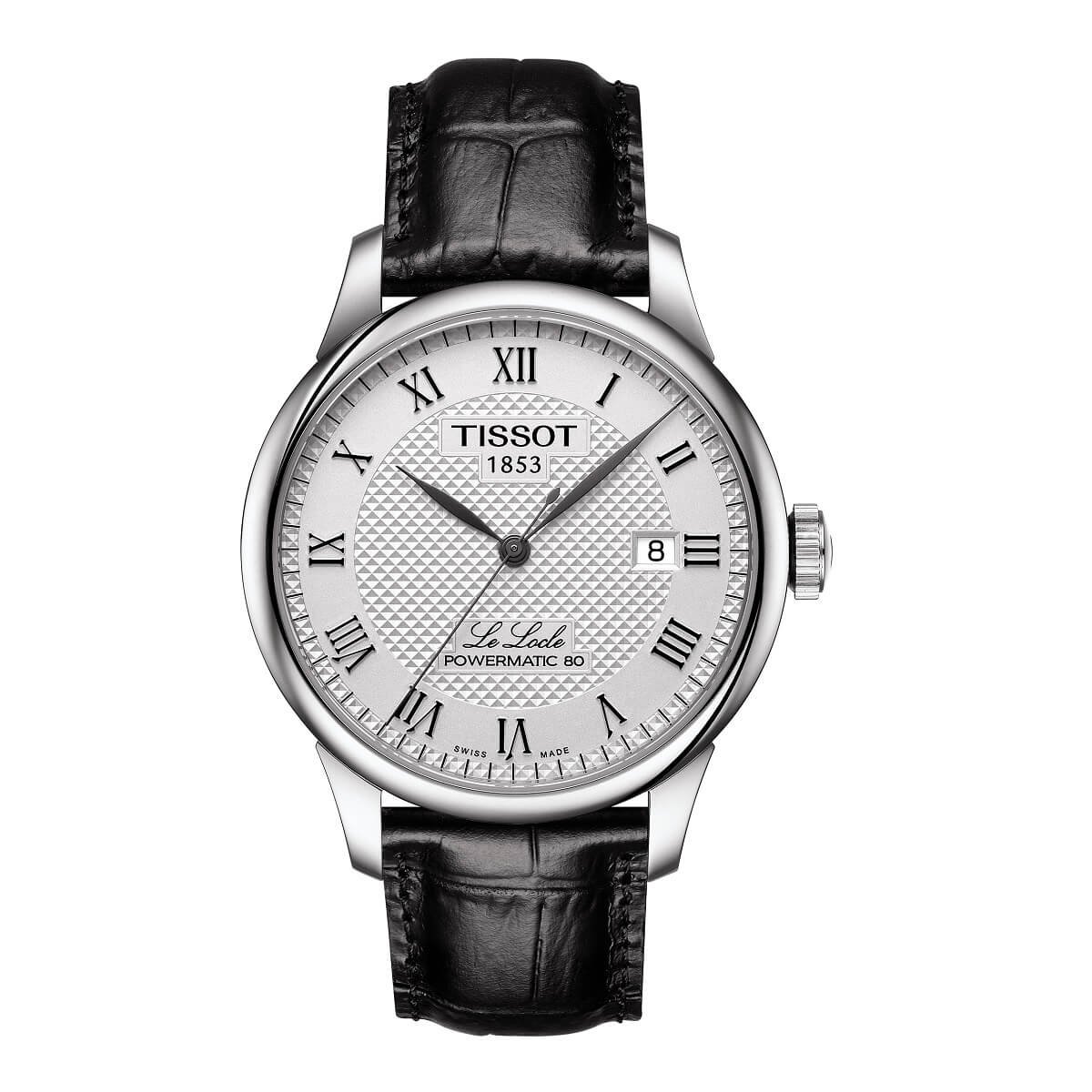 Tissot Classic Le Locle silver med rem 39,3 mm