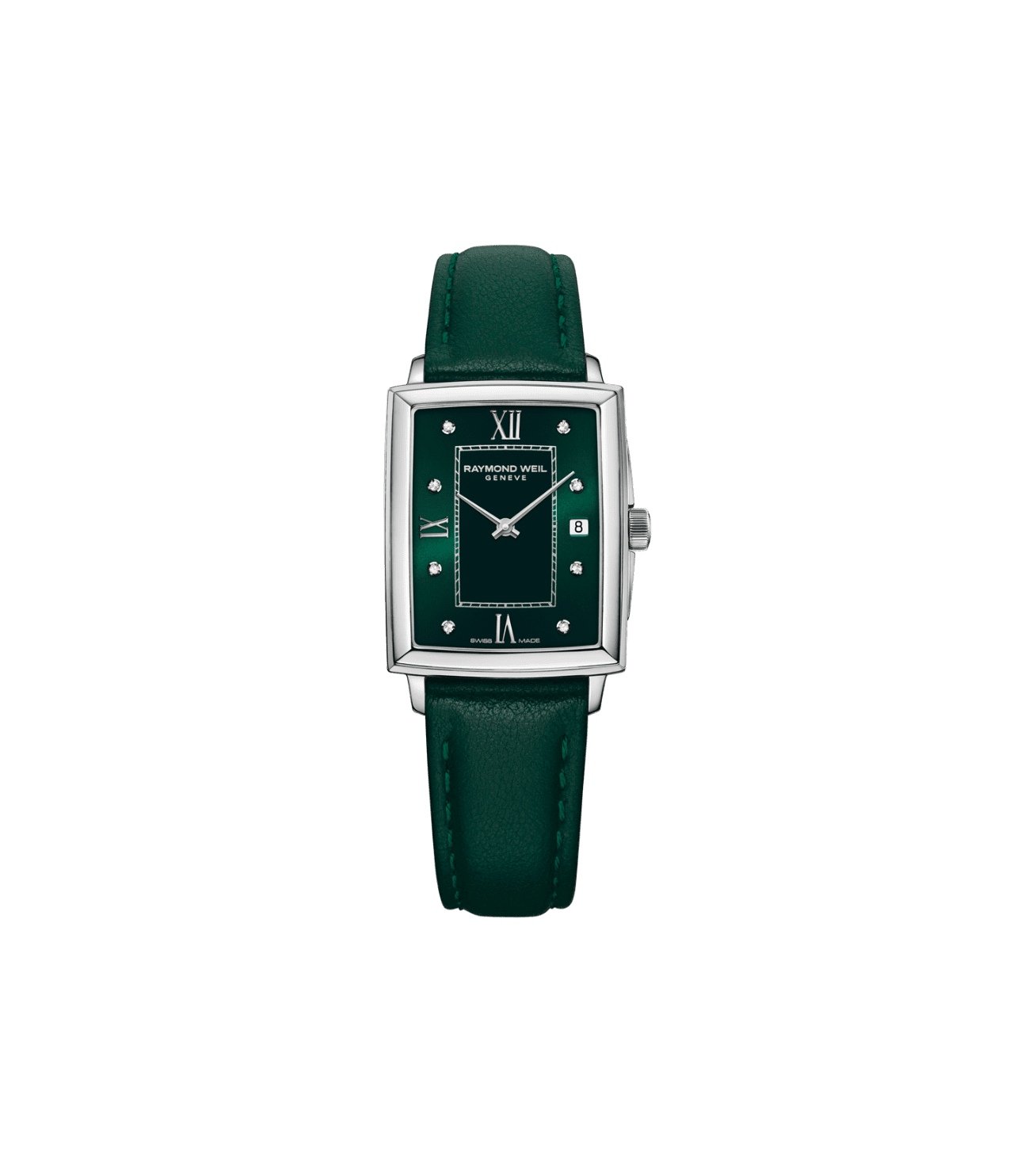 Raymond Weil Toccata emerald green med diamanter 