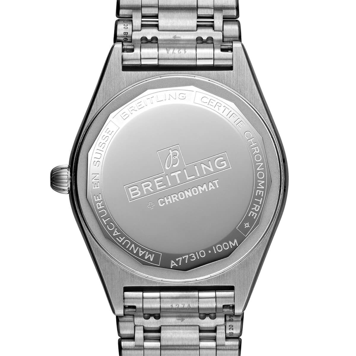 Breitling Chronomat 32 mm gull og diamantindex