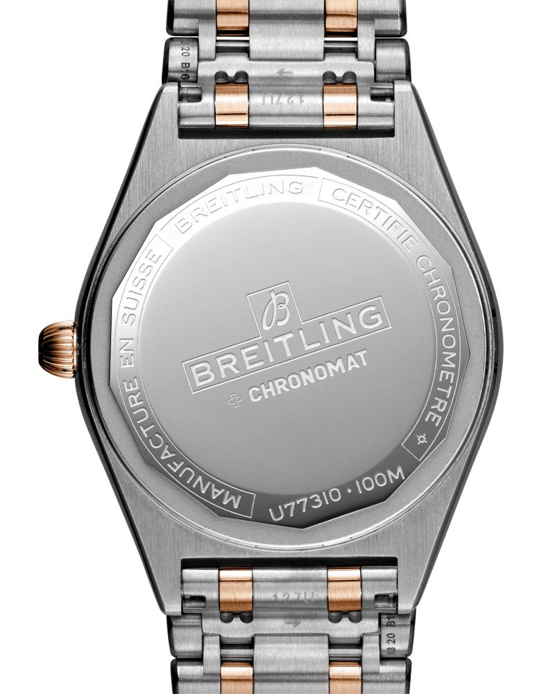 Breitling Chronomat 32 mm rødt gull og stål