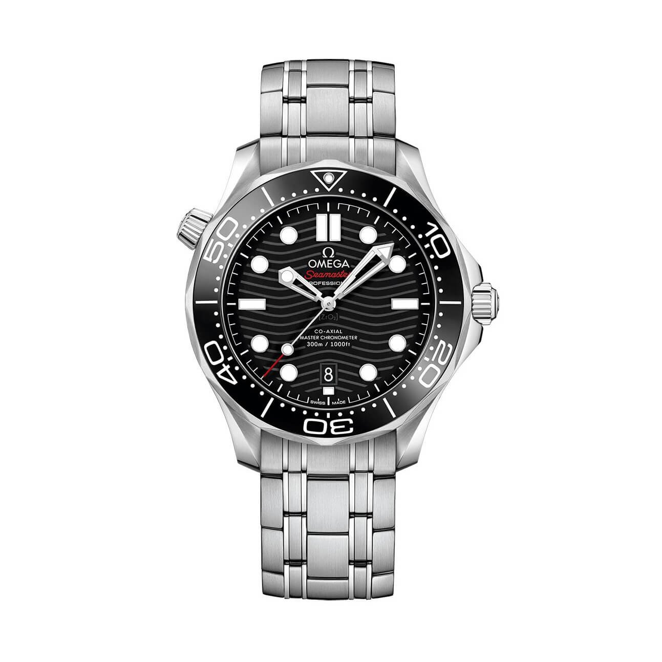 Seamaster Diver 300m Omega Co-Axial Master Chronometer 42 mm Black 