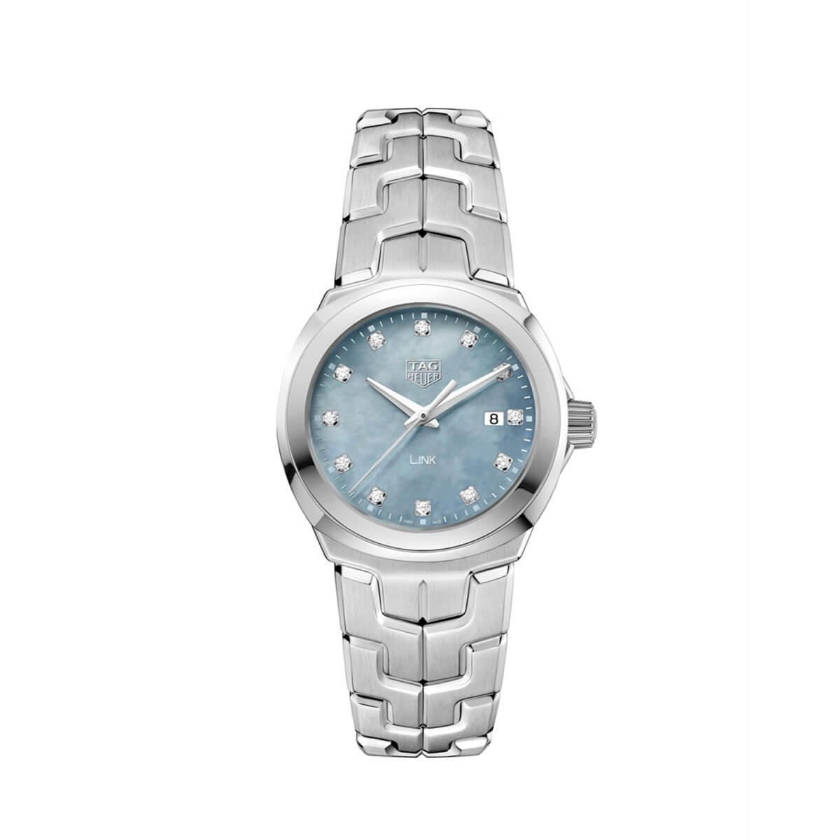 TAG Heuer Link Lady 32 mm med diamanter