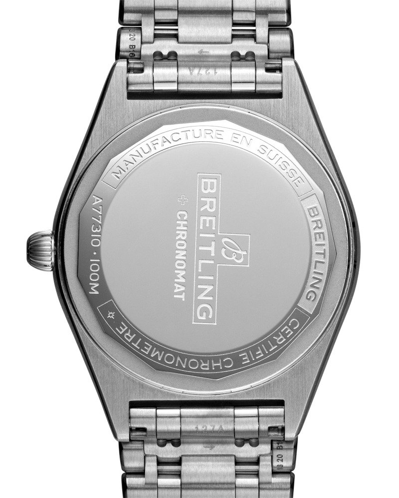 Breitling Chronomat 32 mm hvit perlemor og diamanter