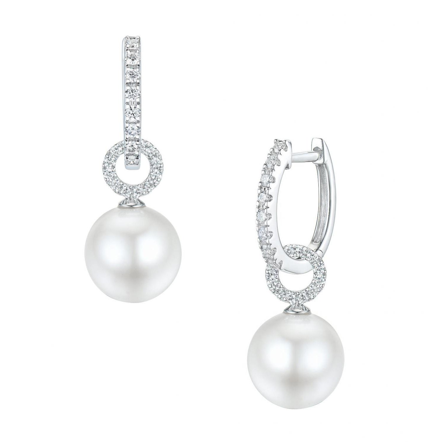 Joy charms med diamanter og perler 0,16 ct